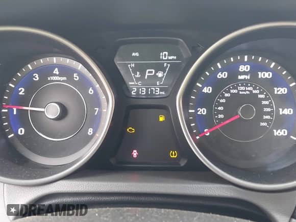 2016 Hyundai Elantra SE with VIN 5NPDH4AE2GH687829, listed as a IAAI auction lot 43431605 with 213,173 mi miles and . Bid and sale history available at DreamBid. Image 7.