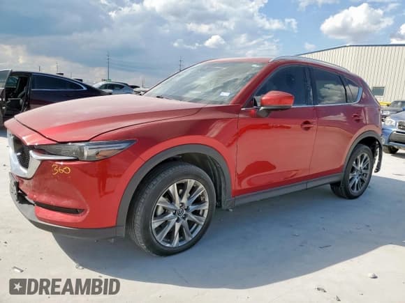 ✅ 2020 Mazda CX-5 Signature • VIN: JM3KFBEY3L0792481 • Лот: 85600385. Опубликован ранее на Copart с пробегом 48 723 миль. Бесплатный доступ к архиву аукционных продаж из США и подробный отчёт об истории автомобиля на DreamBid. Изображение 1.