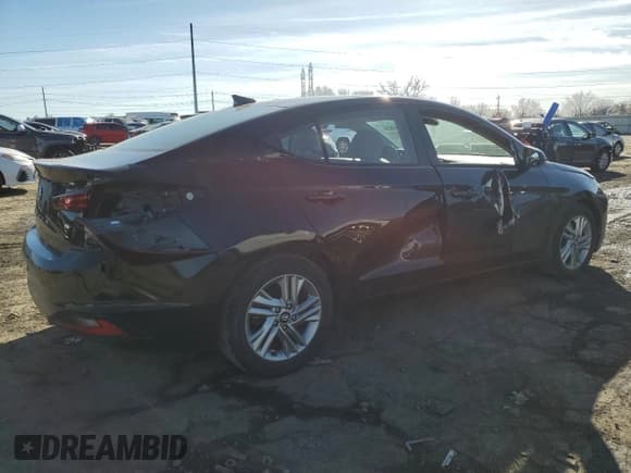 ✅ 2019 Hyundai Elantra SEL • VIN: KMHD84LF8KU809027 • Lot: 91655525. Listed on Copart with 57,417 mi. Free auction sales archive from the USA and detailed vehicle history report at DreamBid. Image 3.