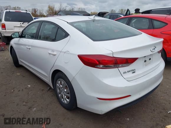 ✅ 2018 Hyundai Elantra SE • VIN: 5NPD74LF2JH365062 • Lot: 43511530. Listed on IAAI with 106,788 mi. Free auction sales archive from the USA and detailed vehicle history report at DreamBid. Image 3.