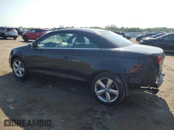 ✅ 2012 Volkswagen Eos Executive • VIN: WVWFW7AH7CV015463 • Lot: 60909295. Listed on Copart with 88,930 mi. Free auction sales archive from the USA and detailed vehicle history report at DreamBid. Image 2.