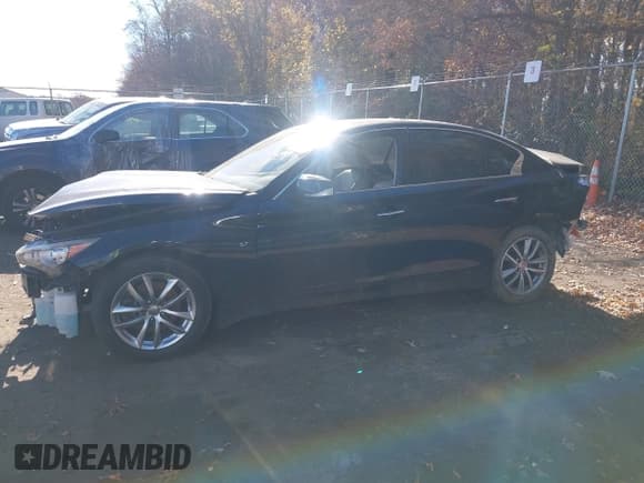 ✅ 2015 Infiniti Q50 Premium • VIN: JN1BV7AR6FM395242 • Lot: 43714296. Listed on IAAI with 90,912 mi. Free auction sales archive from the USA and detailed vehicle history report at DreamBid. Image 15.