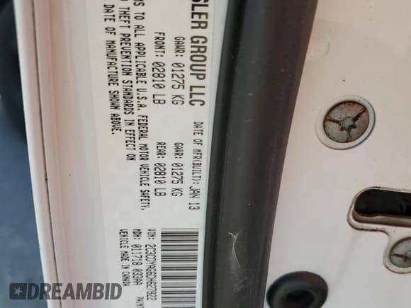 ✅ 2013 Dodge Challenger SXT • VIN: 2C3CDYAG6DH627822 • Lot: 77587304. Wystawiony na Copart z przebiegiem 191 728 mil. Bezpłatny archiwum sprzedaży aukcyjnych z USA i szczegółowy raport historii pojazdu na DreamBid. Zdjęcie 14.