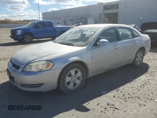 2008 Chevrolet Impala LT with VIN 2G1WT58N781288526, listed as a Copart auction lot 90252435 with 201,517 mi miles and Clean title. Bid and sale history available at DreamBid. Image 1.