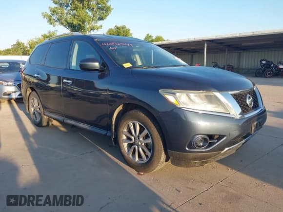 ✅ 2014 Nissan Pathfinder SV • VIN: 5N1AR2MN3EC734824 • Lot: 42592547. Listed on IAAI with 94,529 mi. Free auction sales archive from the USA and detailed vehicle history report at DreamBid. Image 1.