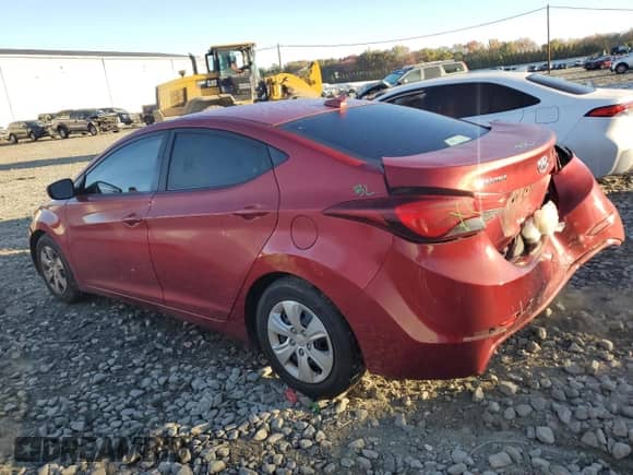2016 Hyundai Elantra SE z VIN 5NPDH4AE6GH700839, wystawiony jako Copart lot #86831125 z przebiegiem 103 223 mil mil oraz Szkoda całkowita • Salvage title. Historia ofert i sprzedaży dostępna na DreamBid. Obrazek 2.
