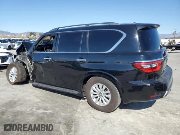 ✅ 2021 Nissan Armada SV • VIN: JN8AY2AD5M9661829 • Lot: 44217485. Listed on Copart with 91,246 mi. Free auction sales archive from the USA and detailed vehicle history report at DreamBid. Image 2.