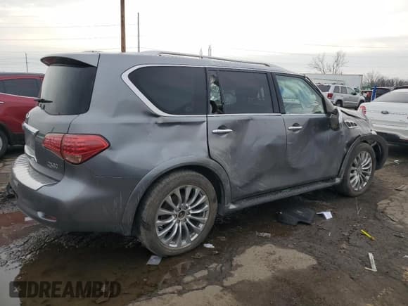 ✅ 2016 Infiniti QX80 Limited • VIN: JN8AZ2NE9G9125020 • Lot: 80619934. Listed on Copart with 151,898 mi. Free auction sales archive from the USA and detailed vehicle history report at DreamBid. Image 3.
