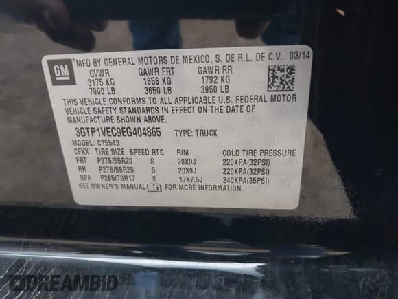 ✅ 2014 GMC Sierra 1500 SLT • VIN: 3GTP1VEC9EG404865 • Лот: 40850083. Опубликован ранее на IAAI с пробегом 50 176 миль. Бесплатный доступ к архиву аукционных продаж из США и подробный отчёт об истории автомобиля на DreamBid. Изображение 9.