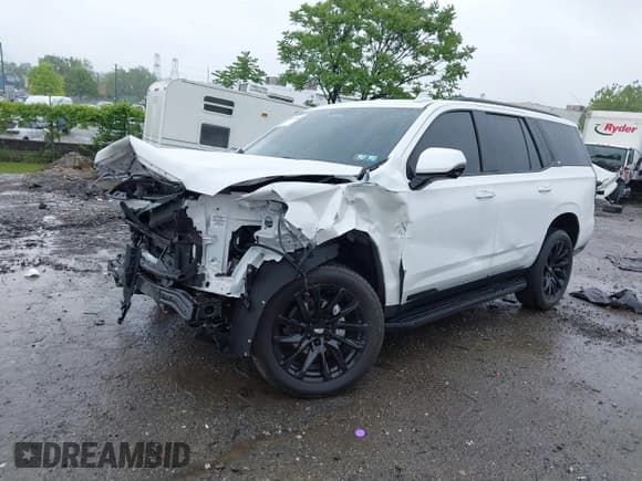 ✅ 2024 Cadillac Escalade 4WD Sport • VIN: 1GYS4EKL1RR351567 • Лот: 42252664. Опубликован ранее на IAAI с пробегом 7 513 миль. Бесплатный доступ к архиву аукционных продаж из США и подробный отчёт об истории автомобиля на DreamBid. Изображение 2.