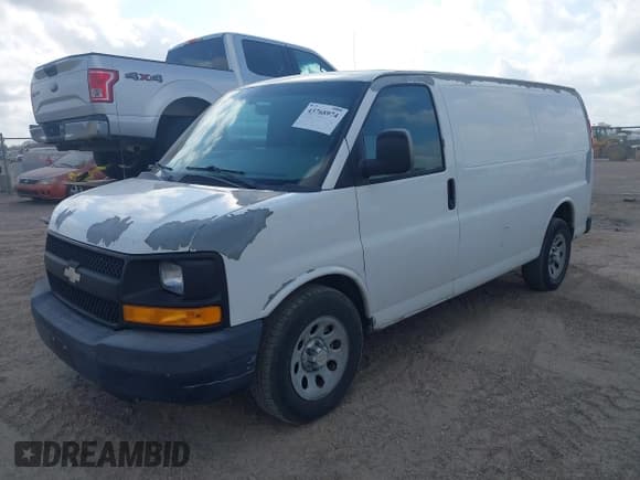 ✅ 2012 Chevrolet Express Cargo • VIN: 1GCSGAFX8C1108086 • Lot: 43768974. Listed on IAAI with 162,521 mi. Free auction sales archive from the USA and detailed vehicle history report at DreamBid. Image 2.
