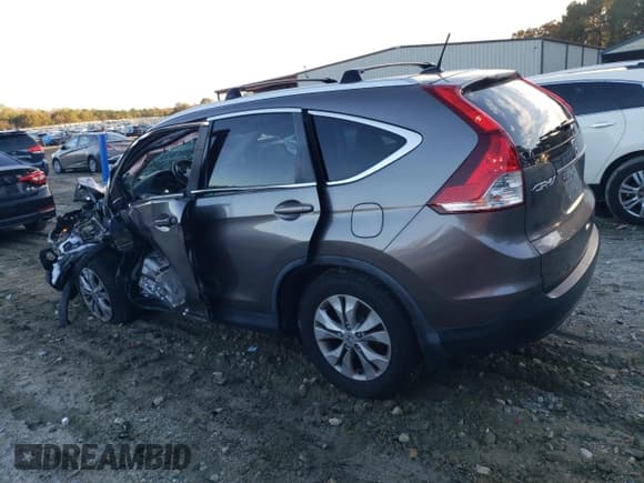✅ 2012 Honda CR-V EX-L • VIN: 5J6RM4H75CL001677 • Lot: 91047995. Listed on Copart with 92,608 mi. Free auction sales archive from the USA and detailed vehicle history report at DreamBid. Image 2.