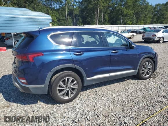 2019 Hyundai Santa Fe Ultimate z VIN 5NMS53AD9KH008064, wystawiony jako Copart lot #70659395 z przebiegiem 186 232 mil mil oraz Szkoda całkowita • Salvage title. Historia ofert i sprzedaży dostępna na DreamBid. Obrazek 3.