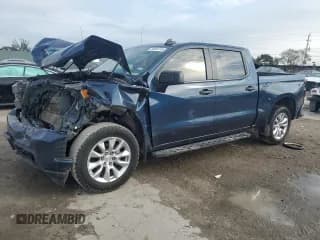 ✅ 2020 Chevrolet Silverado 1500 Custom • VIN: 3GCPWBEFXLG409841 • Lot: 88945145. Listed on Copart with 99,475 mi. Free auction sales archive from the USA and detailed vehicle history report at DreamBid. Image 1.