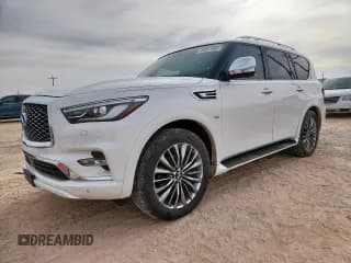 ✅ 2018 Infiniti QX80 • VIN: JN8AZ2NE2J9191836 • Lot: 93341895. Listed on Copart with 98,347 mi. Free auction sales archive from the USA and detailed vehicle history report at DreamBid. Image 1.