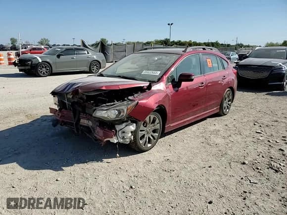 ✅ 2016 Subaru Impreza Special Sports Premium • VIN: JF1GPAP64G8273986 • Lot: 86622655. Listed on Copart with 33,035 mi. Free auction sales archive from the USA and detailed vehicle history report at DreamBid. Image 14.