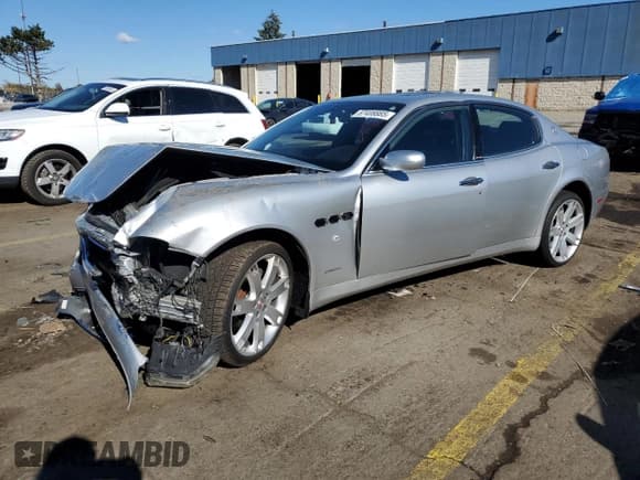 ✅ 2007 Maserati Quattroporte • VIN: ZAMFE39AX70030282 • Lot: 87408885. Listed on Copart with 75,254 mi. Free auction sales archive from the USA and detailed vehicle history report at DreamBid. Image 1.