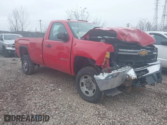 ✅ 2013 Chevrolet Silverado 2500HD Work Truck • VIN: 1GC0KVCG4DF109886 • Lot: 41385724. Listed on IAAI with 78,520 mi. Free auction sales archive from the USA and detailed vehicle history report at DreamBid. Image 1.