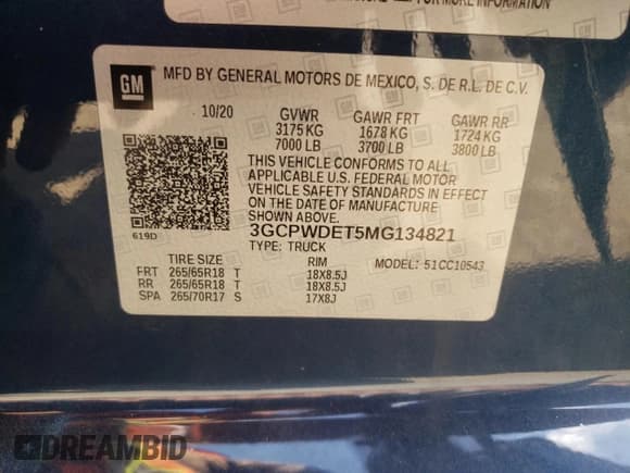 ✅ 2021 Chevrolet Silverado 1500 RST • VIN: 3GCPWDET5MG134821 • Lot: 63902575. Listed on Copart with 75,474 mi. Free auction sales archive from the USA and detailed vehicle history report at DreamBid. Image 12.