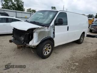 ✅ 2014 Chevrolet Express Cargo • VIN: 1GCSGAFXXE1136894 • Lot: 66335895. Listed on Copart with 273,508 mi. Free auction sales archive from the USA and detailed vehicle history report at DreamBid. Image 1.