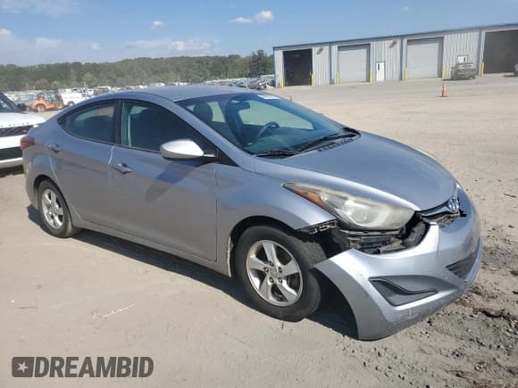 ✅ 2015 Hyundai Elantra SE • VIN: 5NPDH4AE1FH642654 • Lot: 86889085. Listed on Copart with 190,572 mi. Free auction sales archive from the USA and detailed vehicle history report at DreamBid. Image 4.
