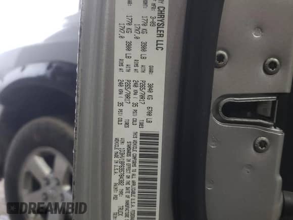 ✅ 2009 Dodge 1500 ST • VIN: 1D3HV18P69S784382 • Лот: 84201144. Размещён на Copart с пробегом 162 588 миль миль. Получите бесплатный доступ к архиву аукционных продаж из США и посмотрите подробный отчёт об истории автомобиля на DreamBid. Изображение 14.