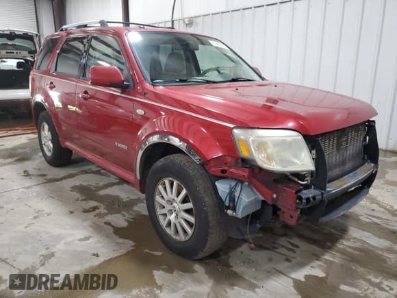 ✅ 2008 Mercury Mariner Premier • VIN: 4M2CU97118KJ52951 • Lot: 61640225. Listed on Copart with 186,109 mi. Free auction sales archive from the USA and detailed vehicle history report at DreamBid. Image 4.