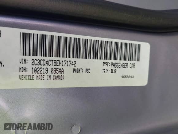 ✅ 2014 Dodge Charger RT • VIN: 2C3CDXCT9EH171742 • Lot: 43012411. Listed on IAAI with 256,632 mi. Free auction sales archive from the USA and detailed vehicle history report at DreamBid. Image 9.