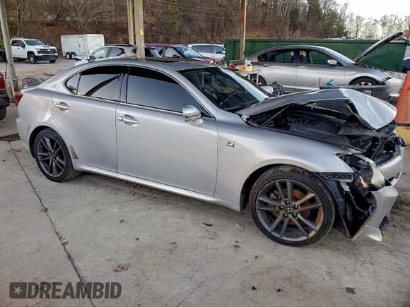 ✅ 2012 Lexus IS 250 • VIN: JTHBF5C28C5168864 • Lot: 93996195. Listed on Copart with 234,180 mi. Free auction sales archive from the USA and detailed vehicle history report at DreamBid. Image 4.