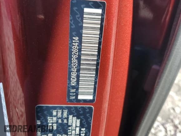 ✅ 2023 Kia Carnival LX • VIN: KNDNB4H33P6269414 • Лот: 58892874. Опубликован ранее на Copart с пробегом 20 652 миль. Бесплатный доступ к архиву аукционных продаж из США и подробный отчёт об истории автомобиля на DreamBid. Изображение 12.