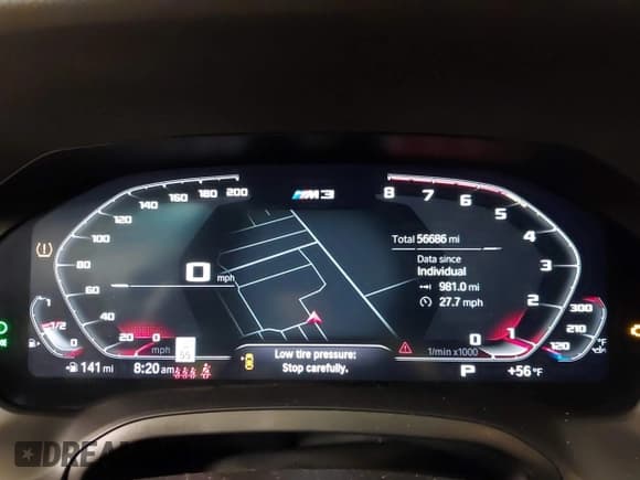 ✅ 2022 BMW M3 Competition xDrive • VIN: WBS43AY07NFN14685 • Lot: 41860008. Listed on IAAI with 56,686 mi. Free auction sales archive from the USA and detailed vehicle history report at DreamBid. Image 7.