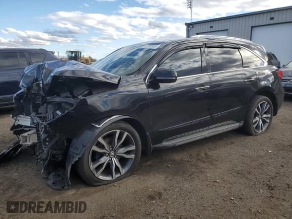 ✅ 2019 Acura MDX Advance • VIN: 5J8YD4H89KL009579 • Lot: 92303655. Listed on Copart with 80,681 mi. Free auction sales archive from the USA and detailed vehicle history report at DreamBid. Image 1.