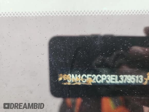 ✅ 2014 Nissan Note SV • VIN: 3N1CE2CP3EL379513 • Lot: 90552475. Listed on Copart with 126,649 mi. Free auction sales archive from the USA and detailed vehicle history report at DreamBid. Image 13.