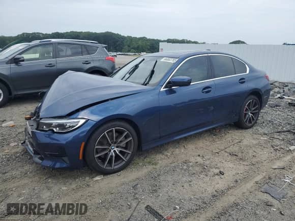 2022 BMW 3 Series 330i xDrive z VIN 3MW5R7J07N8C58710, wystawiony jako Copart lot #66863785 z przebiegiem Nie podano mil oraz Szkoda całkowita • Salvage title. Historia ofert i sprzedaży dostępna na DreamBid. Obrazek 1.