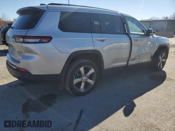 ✅ 2021 Jeep Grand Cherokee Limited • VIN: 1C4RJKBG9M8122485 • Lot: 87481885. Listed on Copart with 15,827 mi. Free auction sales archive from the USA and detailed vehicle history report at DreamBid. Image 3.