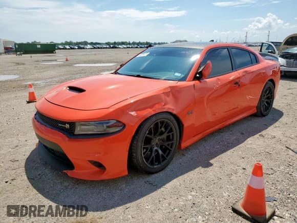 ✅ 2018 Dodge Charger R/T Scat Pack • VIN: 2C3CDXGJ4JH289992 • Lot: 68255415. Listed on Copart with 75,442 mi. Free auction sales archive from the USA and detailed vehicle history report at DreamBid. Image 1.