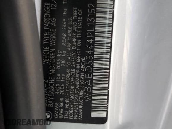 ✅ 2004 BMW 3 Series 330Ci • VIN: WBABD53444PL13152 • Lot: 93298845. Wystawiony na Copart z przebiegiem 139 598 mil. Bezpłatny archiwum sprzedaży aukcyjnych z USA i szczegółowy raport historii pojazdu na DreamBid. Zdjęcie 12.