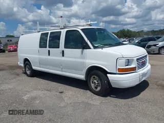 ✅ 2017 GMC Savana Cargo • VIN: 1GTW7BFF6H1139097 • Lot: 42768270. Listed on IAAI with 119,387 mi. Free auction sales archive from the USA and detailed vehicle history report at DreamBid. Image 1.