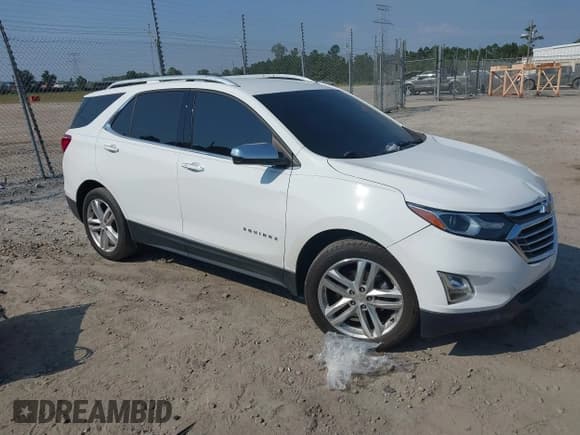 ✅ 2020 Chevrolet Equinox Premier • VIN: 3GNAXPEX8LS655557 • Lot: 43245837. Wystawiony na IAAI z przebiegiem 61 609 mil. Bezpłatny archiwum sprzedaży aukcyjnych z USA i szczegółowy raport historii pojazdu na DreamBid. Zdjęcie 1.