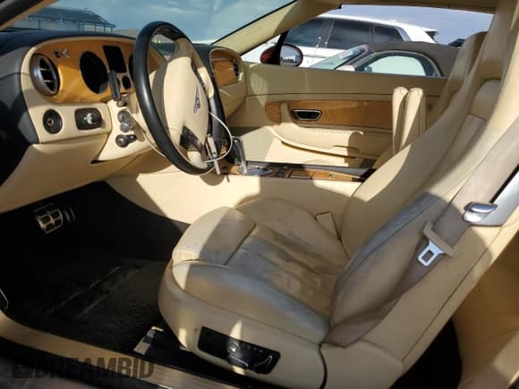 ✅ 2007 Bentley Continental GT • VIN: SCBDR33W47C047424 • Lot: 50924005. Listed on Copart with 54,802 mi. Free auction sales archive from the USA and detailed vehicle history report at DreamBid. Image 7.