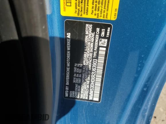 ✅ 2024 MINI Hardtop Cooper S • VIN: WMW53DH0XR2U63903 • Lot: 48681435. Listed on Copart with 4,686 mi. Free auction sales archive from the USA and detailed vehicle history report at DreamBid. Image 12.