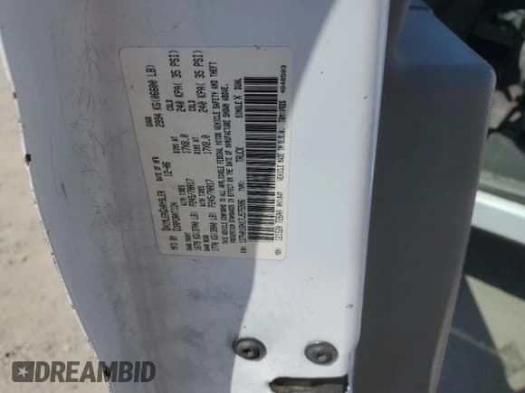 ✅ 2007 Dodge 1500 ST • VIN: 1D7HA16N17J575906 • Лот: 59636895. Опубликован ранее на Copart с пробегом 166 652 миль. Бесплатный доступ к архиву аукционных продаж из США и подробный отчёт об истории автомобиля на DreamBid. Изображение 12.