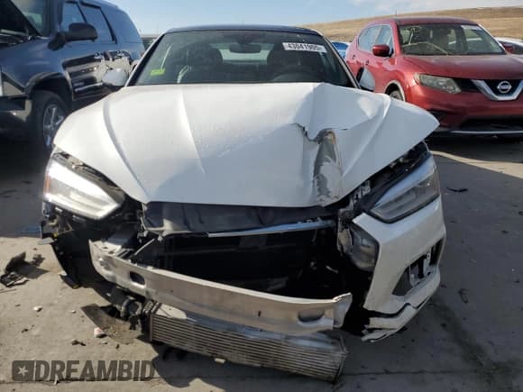 ✅ 2018 Audi A5 Premium • VIN: WAUNNAF55JA001699 • Лот: 43041905. Опубликован ранее на Copart с пробегом 55 938 миль. Бесплатный доступ к архиву аукционных продаж из США и подробный отчёт об истории автомобиля на DreamBid. Изображение 5.