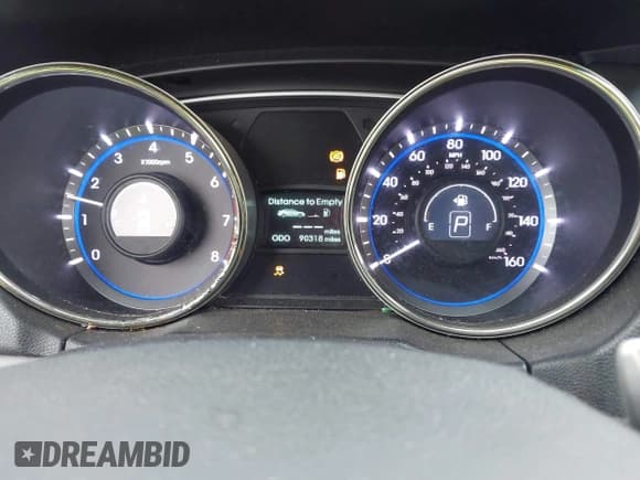 ✅ 2013 Hyundai Sonata Limited • VIN: 5NPEC4AC9DH617032 • Lot: 43649240. Listed on IAAI with 90,318 mi. Free auction sales archive from the USA and detailed vehicle history report at DreamBid. Image 7.