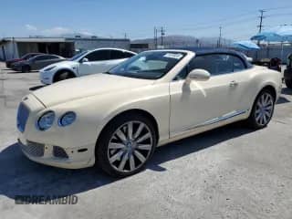 ✅ 2012 Bentley Continental GT • VIN: SCBGR3ZA3CC075458 • Lot: 71679835. Listed on Copart with 77,654 mi. Free auction sales archive from the USA and detailed vehicle history report at DreamBid. Image 1.
