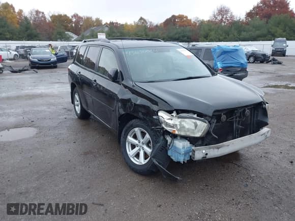 ✅ 2009 Toyota Highlander • VIN: JTEDS41A392075072 • Lot: 43630054. Listed on IAAI with Not provided. Free auction sales archive from the USA and detailed vehicle history report at DreamBid. Image 1.