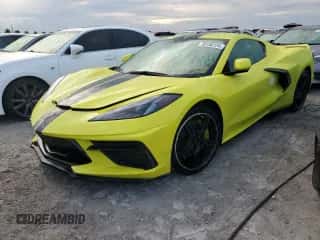 2020 Chevrolet Corvette 3LT с VIN 1G1Y82D46L5104674, выставлен на аукционе Copart как лот 78156124 с пробегом Не указан миль и На запчасти • Non repairable. История ставок и продаж доступна на DreamBid. Изображение 1.