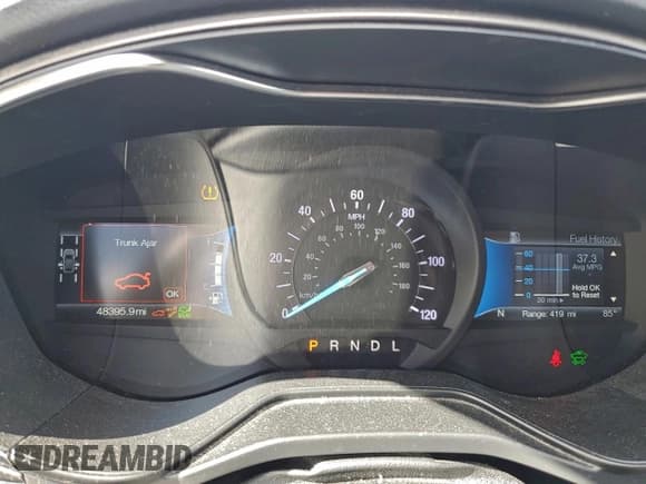 ✅ 2020 Ford Fusion SE • VIN: 3FA6P0LU1LR103961 • Lot: 96422175. Listed on Copart with 48,395 mi. Free auction sales archive from the USA and detailed vehicle history report at DreamBid. Image 9.