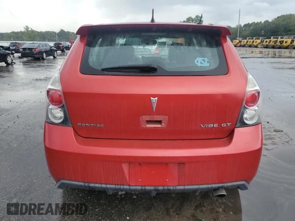 ✅ 2009 Pontiac Vibe GT • VIN: 5Y2SR67009Z421765 • Lot: 85848965. Listed on Copart with 169,165 mi. Free auction sales archive from the USA and detailed vehicle history report at DreamBid. Image 6.
