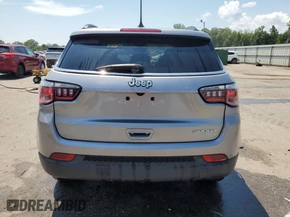 ✅ 2020 Jeep Compass Sport • VIN: 3C4NJCAB2LT124900 • Lot: 66677685. Listed on Copart with 38,105 mi. Free auction sales archive from the USA and detailed vehicle history report at DreamBid. Image 6.
